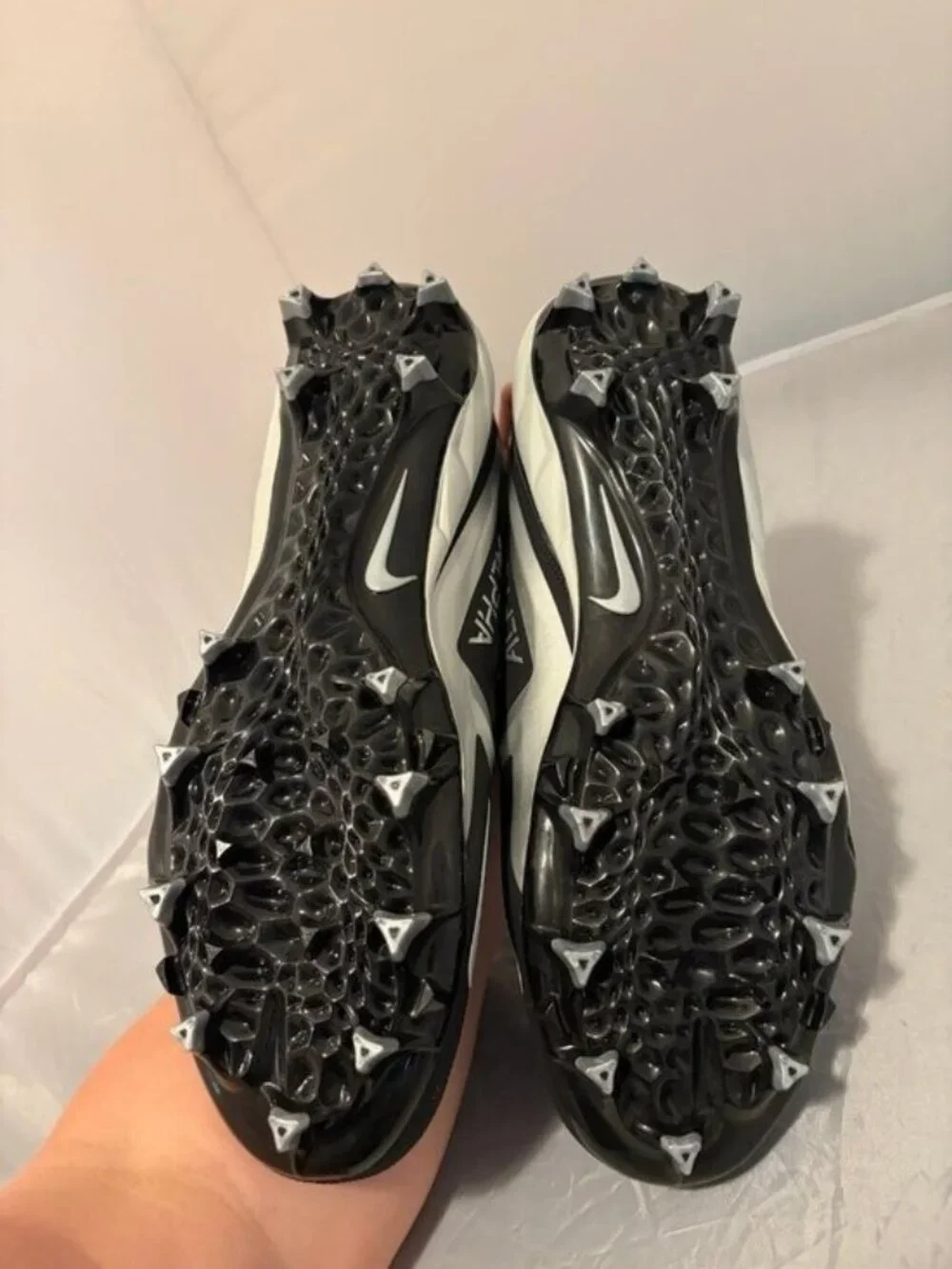 Nike Alpha Menace Varisty 4 Oregon Player PE Football Cleats Black IB4042 001